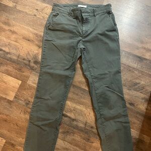 Women’s LOFT Olive Green Chino Pants